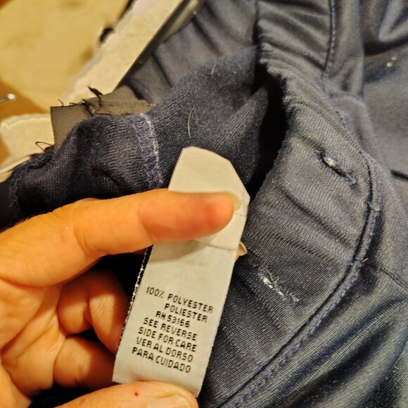 Mudd Sport Activewear Workout Pants Size Large Junior's Blue Polyester Y2K - Picture 11 of 11